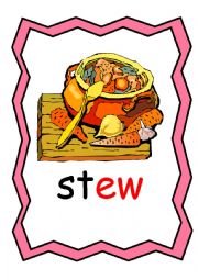 PHONIC EW FLASHCARD