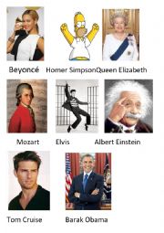 English Worksheet: Who Am I?