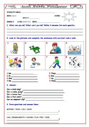 English Worksheet: should and shouldnt