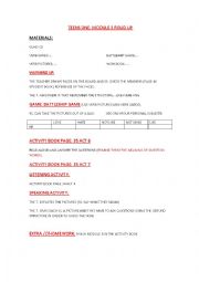 English Worksheet: like love hate lesson plan