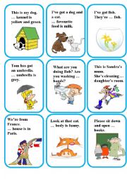 English Worksheet: Possessive adjectives part 1