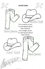 English Worksheet: clothe