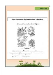 English Worksheet: Number
