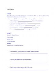 English Worksheet: Food Discussion