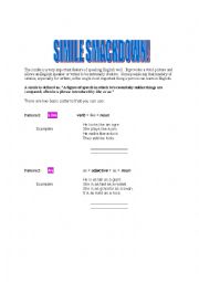 English Worksheet: similes