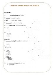 English Worksheet: Vocabulary