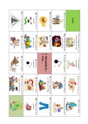 English Worksheet: Boardgame MAY x BE GOING TO