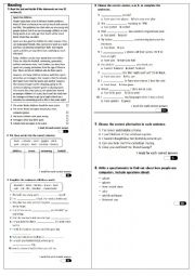 English Worksheet: Test on theme sports