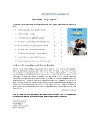 English Worksheet: Adjectives -ed or -ing - Movie task