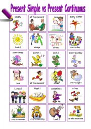 Present Simple vs PresentContinuous