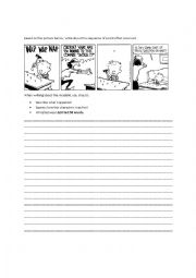 English Worksheet: Writing exercise