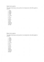 Ways to Start a Question