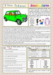 AMAZING STORIES The Mini (Easy Reader + Voca and Ex + KEY) 4/