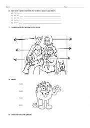 English Worksheet: family