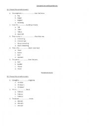 English Worksheet: Comparative and Superlative