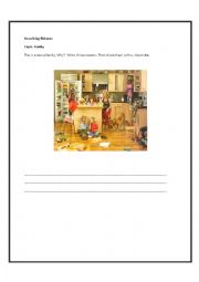 English Worksheet: Messy family