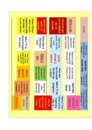 English Worksheet: Fun English Board Game