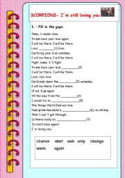 LISTENING EXERCISE WITH SCORPIONS  PART 1