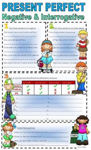 English Worksheet: present perfect-part 3