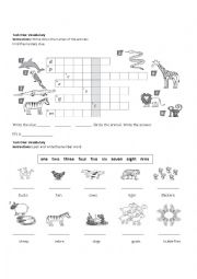 English Worksheet: Animals