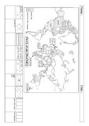 English Worksheet: The English speaking countries