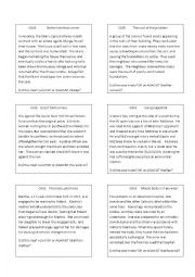 Court cases with verdict cards