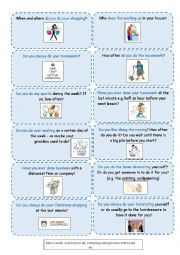 English Worksheet: Converstation cards:- set phrases with 