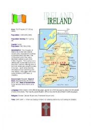 English Worksheet: Ireland General Information