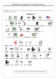 English Worksheet: Teaching tolerance