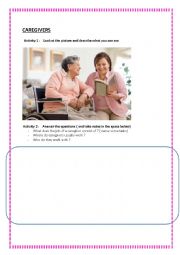 English Worksheet: In Home Care