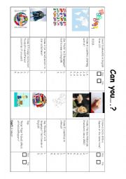English Worksheet: The Can You Challenge