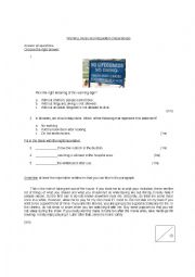 English Worksheet: Warning, rules and regulations. 