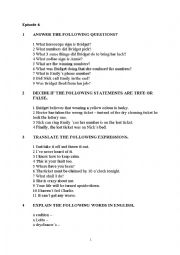 English Worksheet: Extra in English part 6