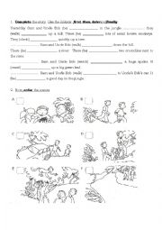 English Worksheet: Simple past