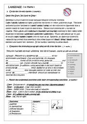 English Worksheet: Mid Term Test N2 Grade 9