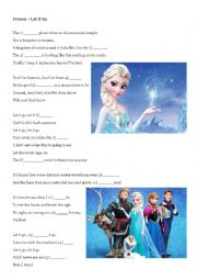 English Worksheet: Disney - Frozen Activity