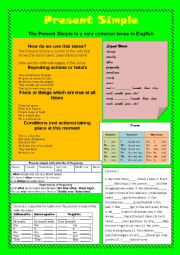 English Worksheet: Present Simple Tense