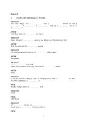 English Worksheet: Extra in English part 8