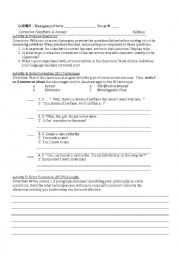 English Worksheet: teaching