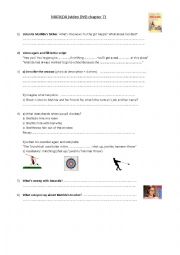 English Worksheet: Matilda movie worksheet + correction
