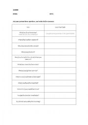 English Worksheet: Past simple