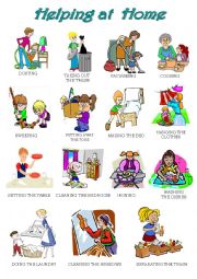 English Worksheet: Helping at Home