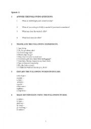 English Worksheet: Extra in English part 11