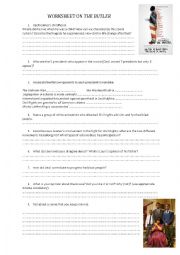 English Worksheet: The Butler 