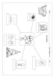 English Worksheet: mapping my body