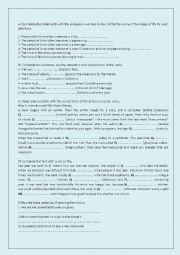 English Worksheet: Present and Past Passive form. 