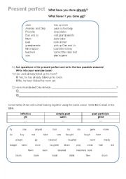 English Worksheet: Present Perfect for Beginners