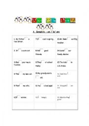English Worksheet: Verb to Be