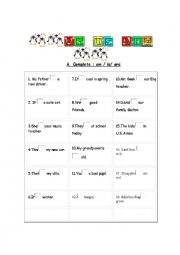 English Worksheet: Verb to Be