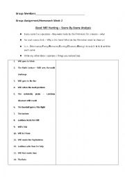 English Worksheet: Good Will Hunting